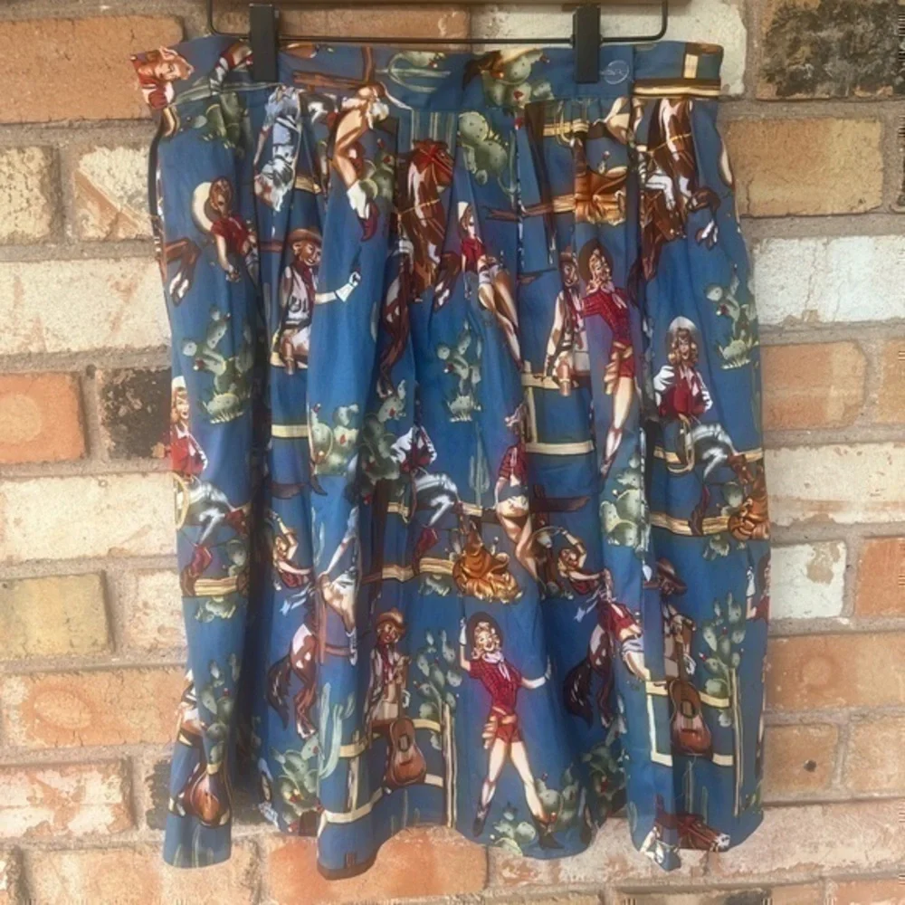 NWT Miss Lulo for Modcloth Cowgirl Western Ranch Pinup equestrian